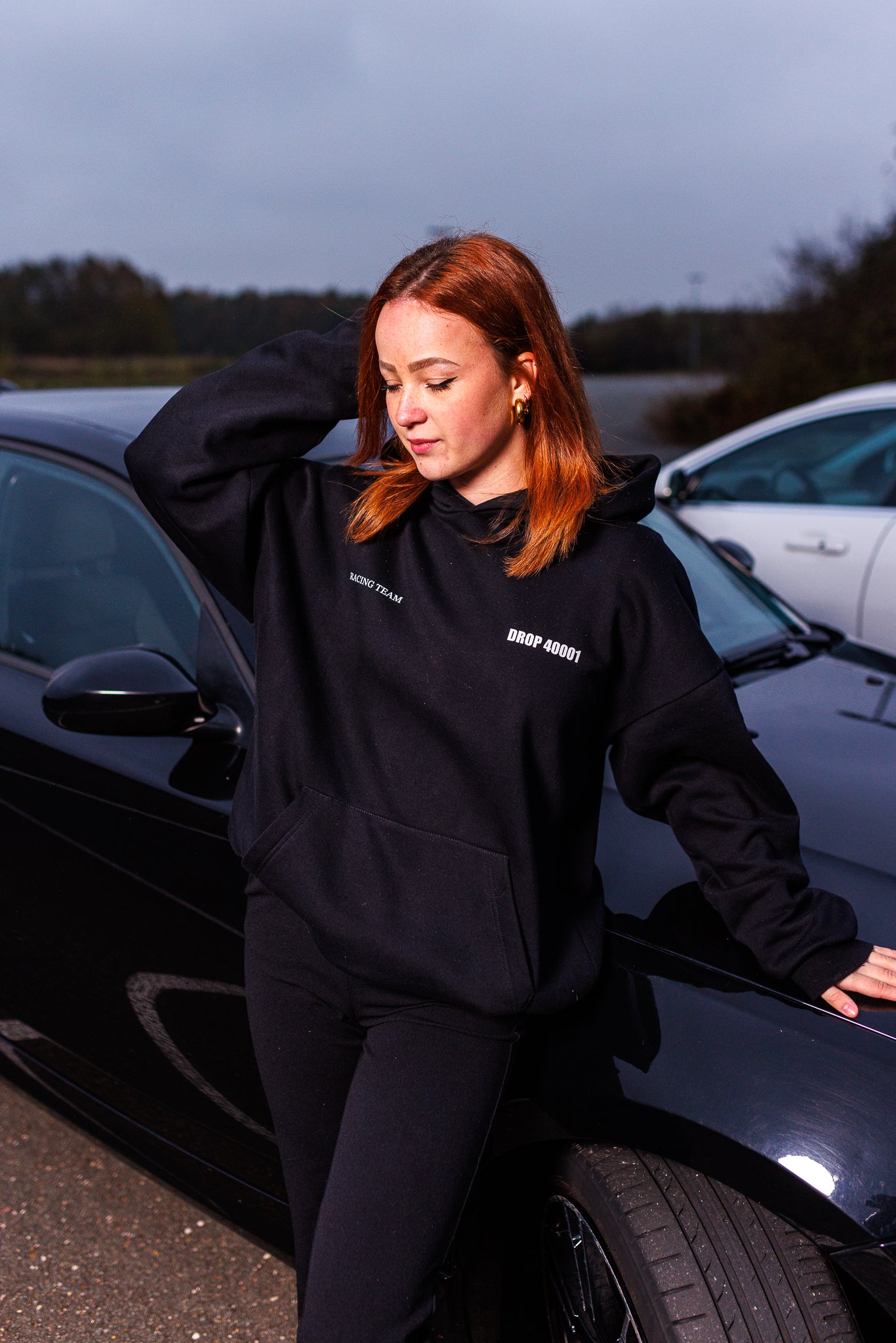 Black Oversized Hoodie